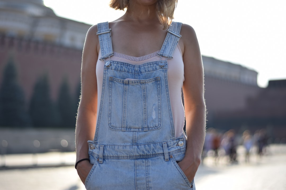 Photo denim vest